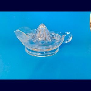 Vintage Clear glass Citrus juicer